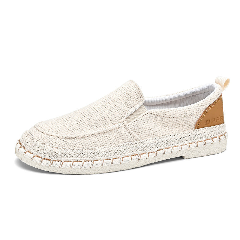 Damen Bequeme Slip-On Espadrilles mit elastischem Obermaterial und ökologischer Sohle EB