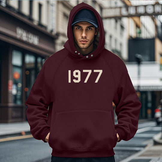 Herren Gemütlicher Kapuzenpullover mit ausgefallenem Design und praktischen Taschen EB