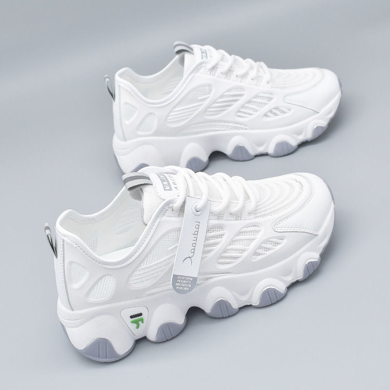 Damen Sportliche Lauf-Sneaker mit atmungsaktivem Mesh-Obermaterial und stoßdämpfender Sohle EB
