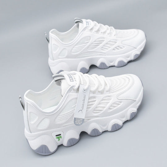 Damen Sportliche Lauf-Sneaker mit atmungsaktivem Mesh-Obermaterial und stoßdämpfender Sohle EB