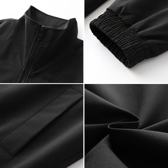 Herren Freizeitjacke mit praktischen Taschen und hohem Kragen EB