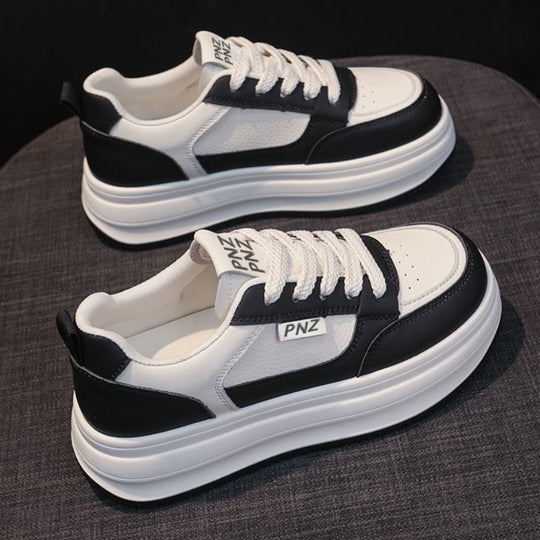 Damen Komfortable Plateausneaker mit dämpfender Sohle und atmungsaktivem Obermaterial EB
