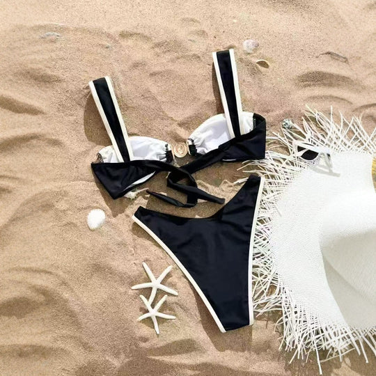 Damen Design-Bikini mit elegantem Verschluss EB
