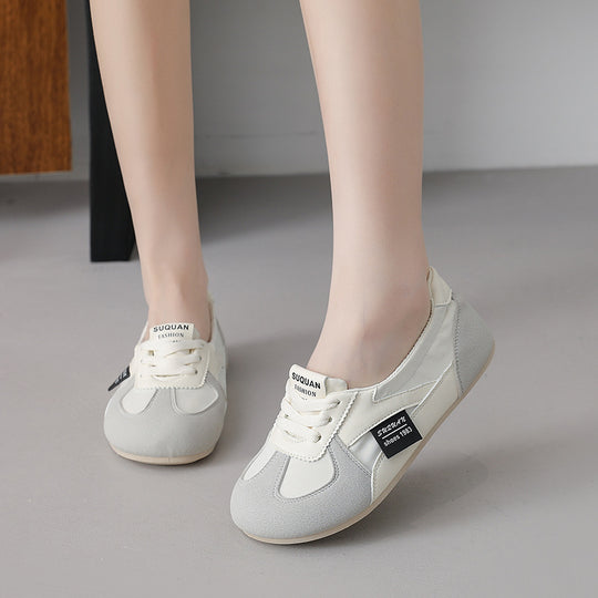Damen bequeme Sneaker mit flexiblem elastischem Einstieg und dämpfender Sohle EB