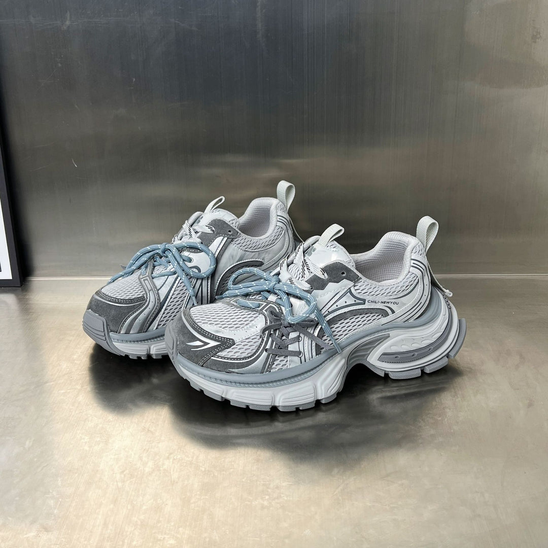 Damen Lauf- und Fitness-Sneakers mit atmungsaktivem Mesh und dämpfendem Fußbett EB