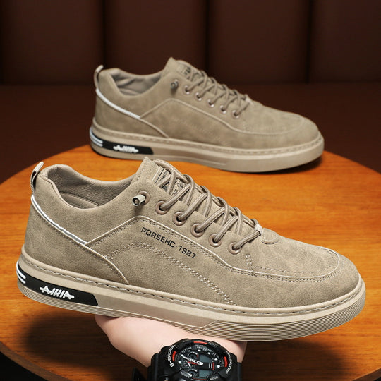 Damen Sneakers aus weichem Wildleder mit dämpfender Laufsohle EB