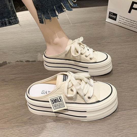Damen Plattform-Sneaker mit lässiger Slip-On Konstruktion und strapazierfähiger Sohle EB