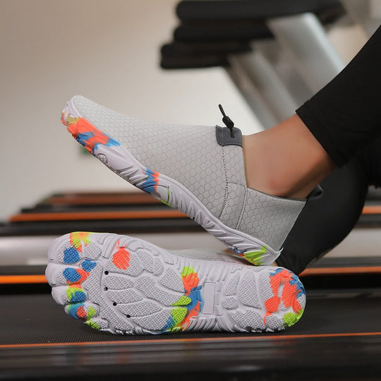 Damen Flexibles Freizeit-Wasserschuh mit rutschfester Gummisohle EB