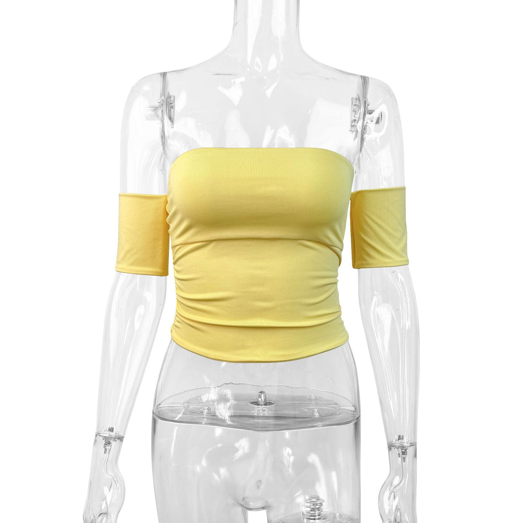 Damen Off-Shoulder Body mit figurbetonendem Schnitt EB
