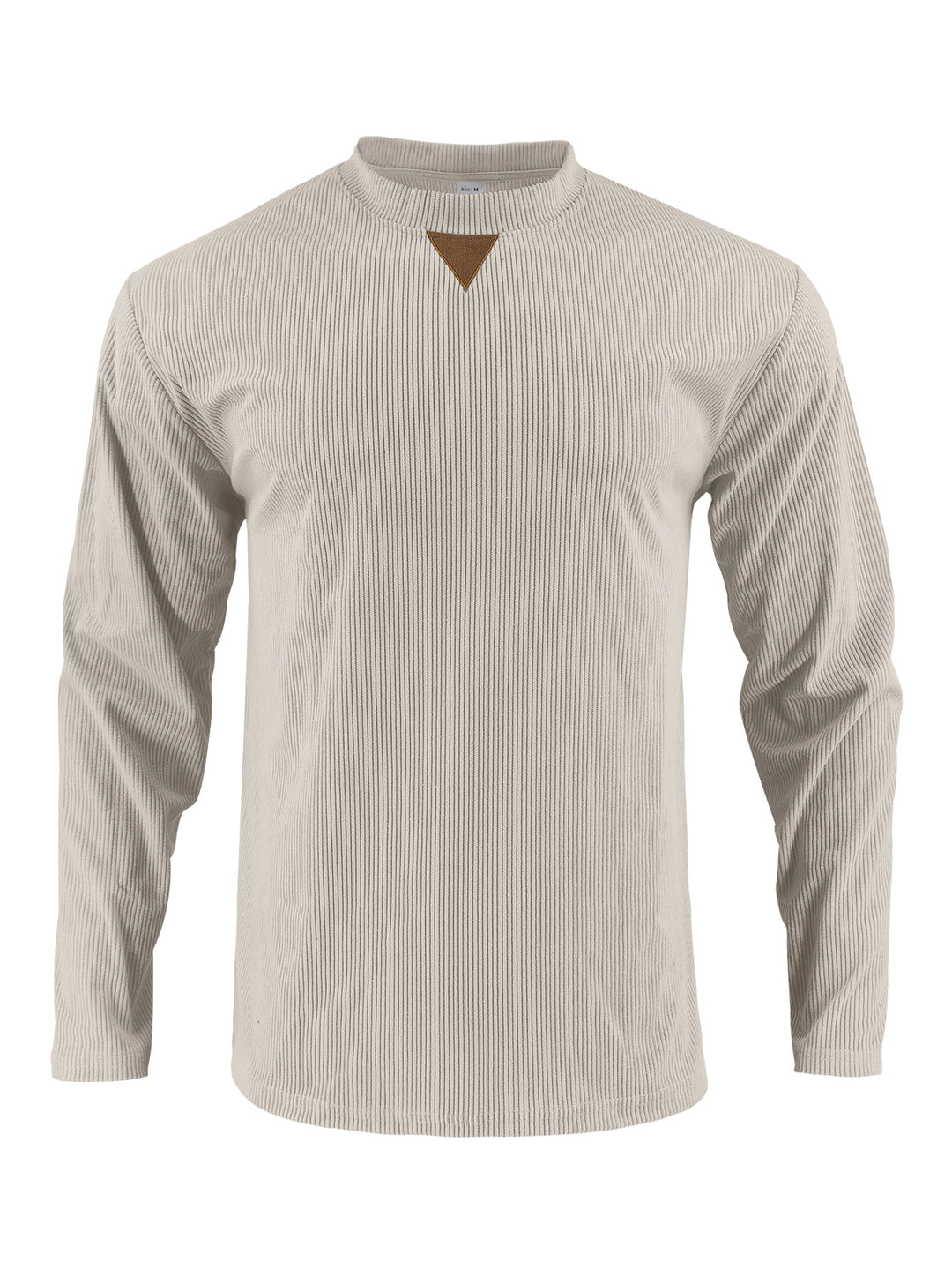 Herren Langarmshirt mit strukturiertem Rippdesign EB