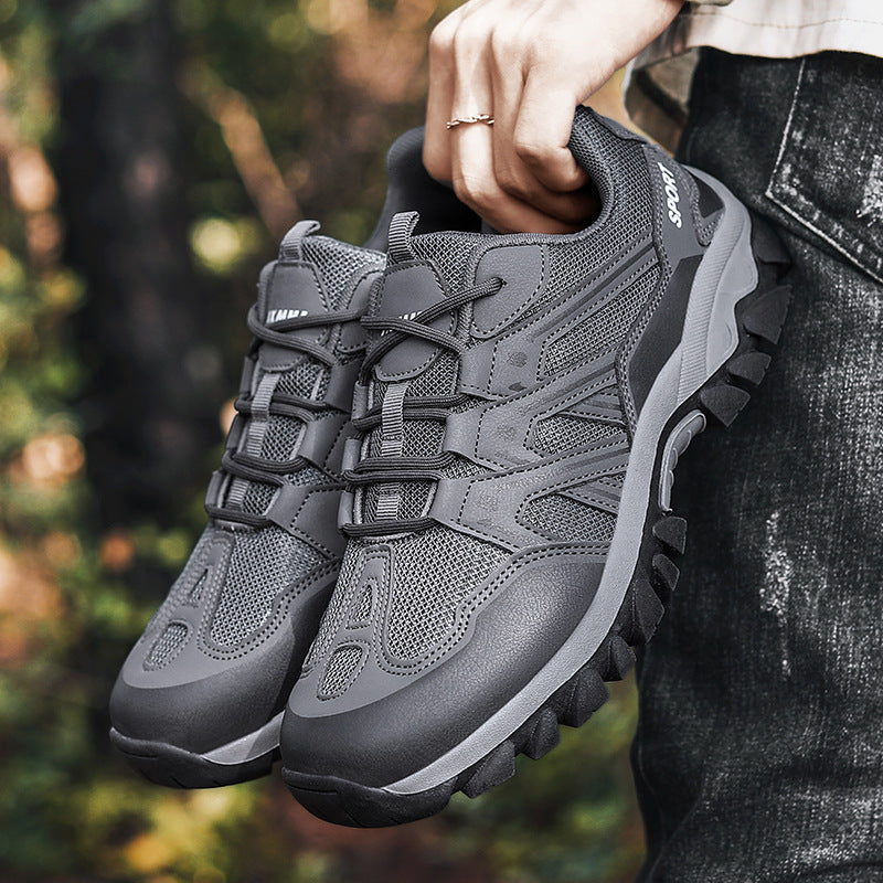 Herren nan robuster Trailtrekkingschuh mit wasserabweisender Membran, verstärkter Zehenkappe und griffiger Geländelaufsohle EB