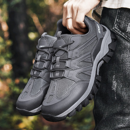 Herren nan robuster Trailtrekkingschuh mit wasserabweisender Membran, verstärkter Zehenkappe und griffiger Geländelaufsohle EB