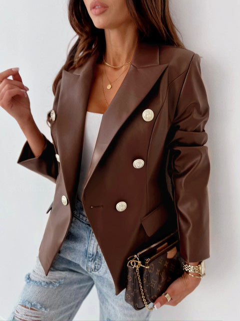 Damen Blazer mit doppelter Knopfleiste EB