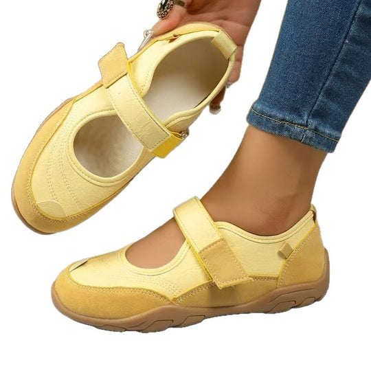 Damen Komfortable Klett-Schuhe mit atmungsaktivem Obermaterial und ergonomischer Sohle EB