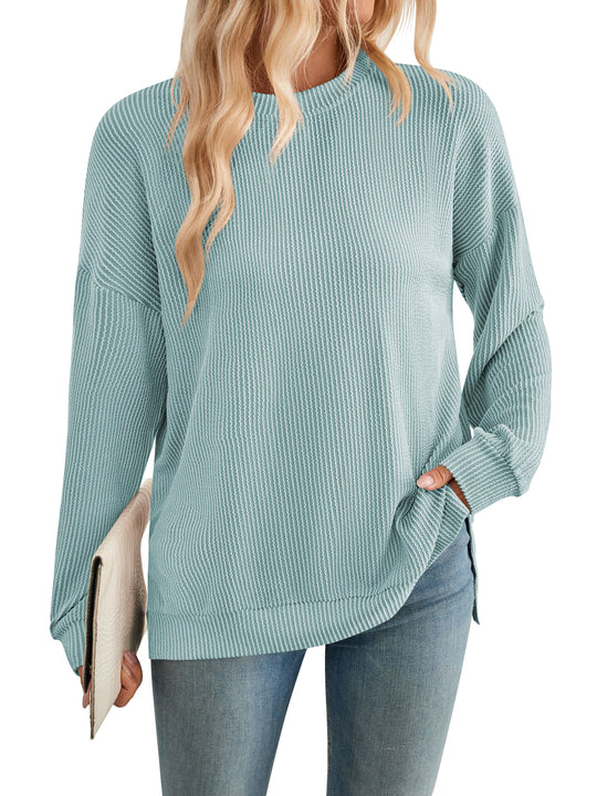 Damen lässiger Strickpullover EB