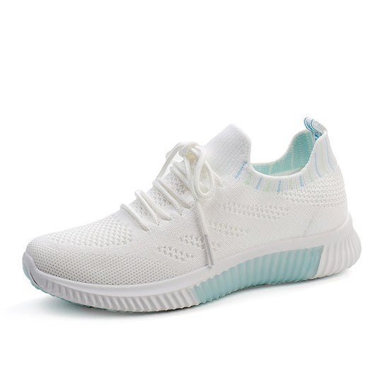 Damen Atmungsaktive Freizeit-Sneaker mit elastischem Einstieg und rutschfester Sohle EB