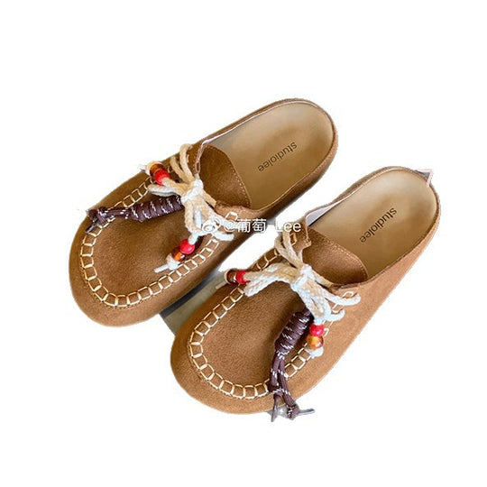 Damen Mokassins mit kreativem Verzierungsdetail und bequemer Innensohle EB