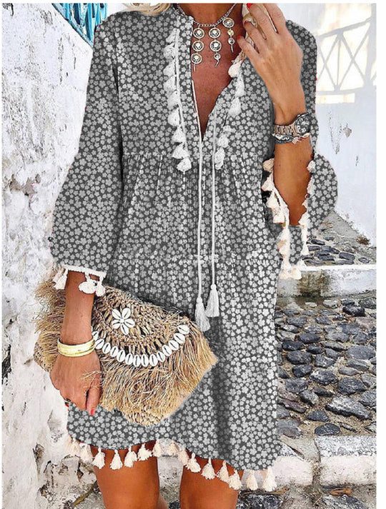 Damen Sommerkleid mit Stickerei EB