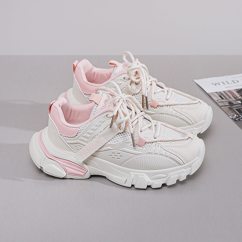 Damen Sportliche Chunky Sneakers mit atmungsaktiver Konstruktion EB