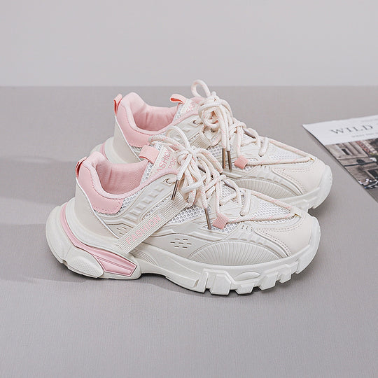 Damen Sportliche Chunky Sneakers mit atmungsaktiver Konstruktion EB