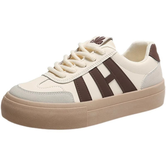 Damen modische Sneakers mit verstärktem Fersenbereich und atmungsaktiver Oberflächenstruktur EB