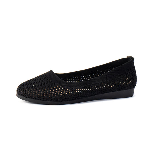 Damen bequeme Slipper aus atmungsaktivem Netzmaterial mit rutschfester Sohle EB