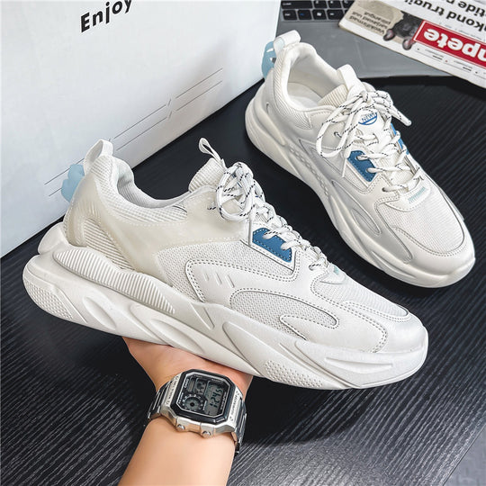 Damen Sportliche Sneakers mit atmungsaktiver Mesh-Oberfläche und dämpfender Laufsohle EB