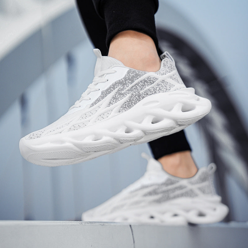 Damen Sportliche Laufschuhe mit atmungsaktiver Stricktechnologie und innovativer Dämpfung EB