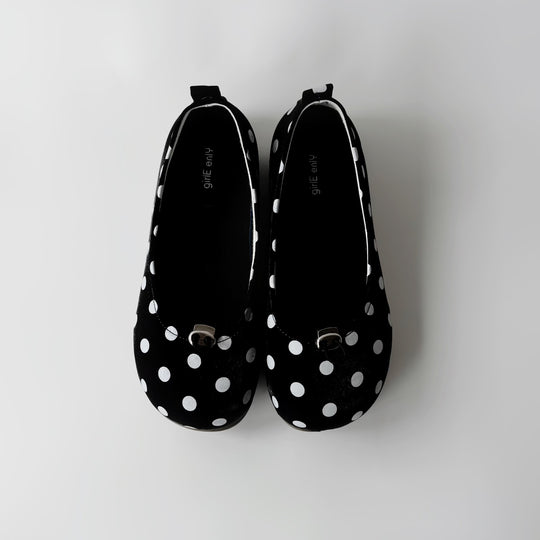 Damen Ballerinas mit elegantem Punktedesign und komfortablem Fußbett EB