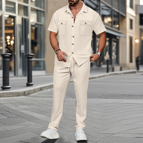 Herren Hochwertiges Freizeitanzug-Set mit modernem Schnitt EB