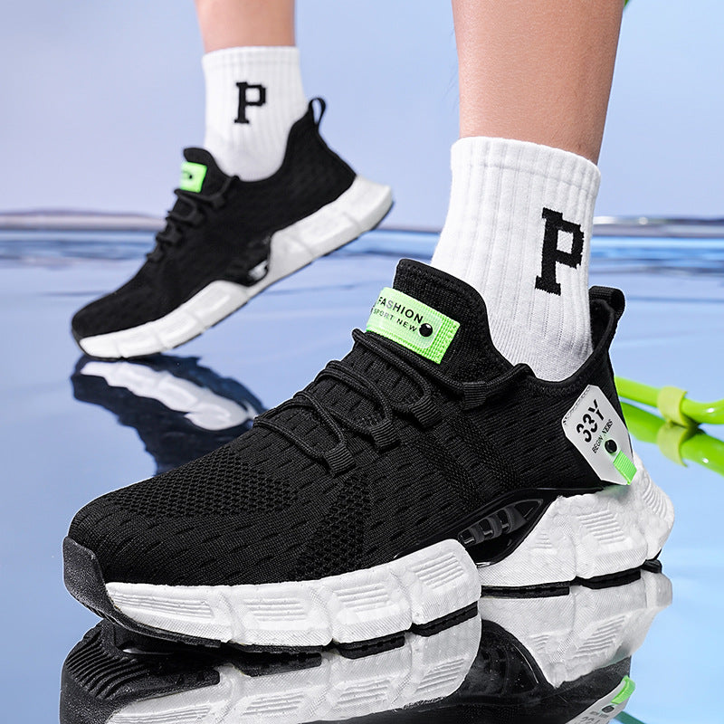 Damen Leichte und atmungsaktive Lifestyle Sneaker mit stoßdämpfender Sohle EB