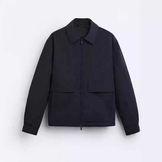 Herren lässige Jacke mit praktischen Taschen und modernem Schnitt EB