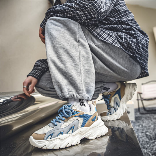 Damen Modische Sneakers mit stoßdämpfendem Design und atmungsaktiver Mesh-Oberfläche EB