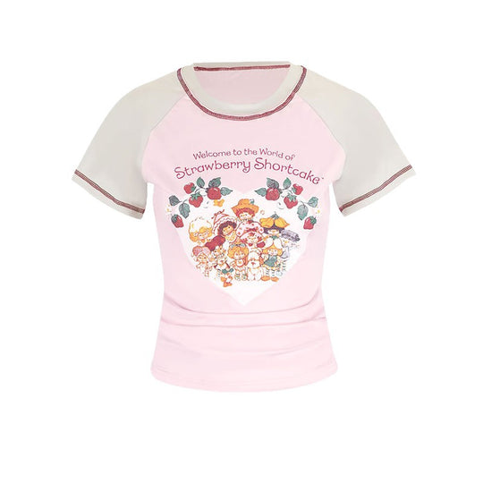 Damen T-Shirt mit niedlichem Grafikdesign und komfortablem Schnitt EB