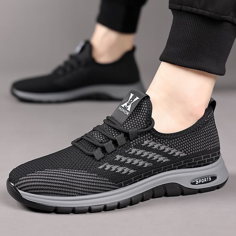 Damen Sportliche Sneaker mit atmungsaktivem Obermaterial und flexibler Laufsohle EB
