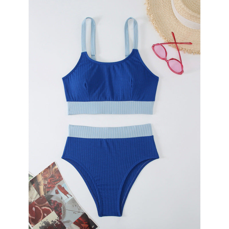 Damen Sport-Bikini-Set mit elegantem Design und verstellbaren Trägern EB