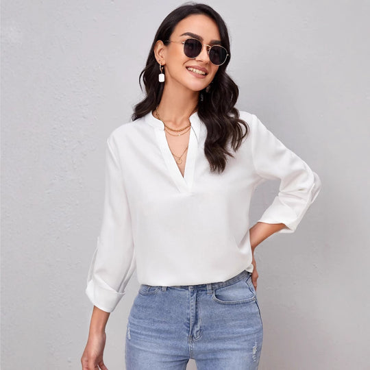 Damen Elegantes und modernes Blusenshirt EB