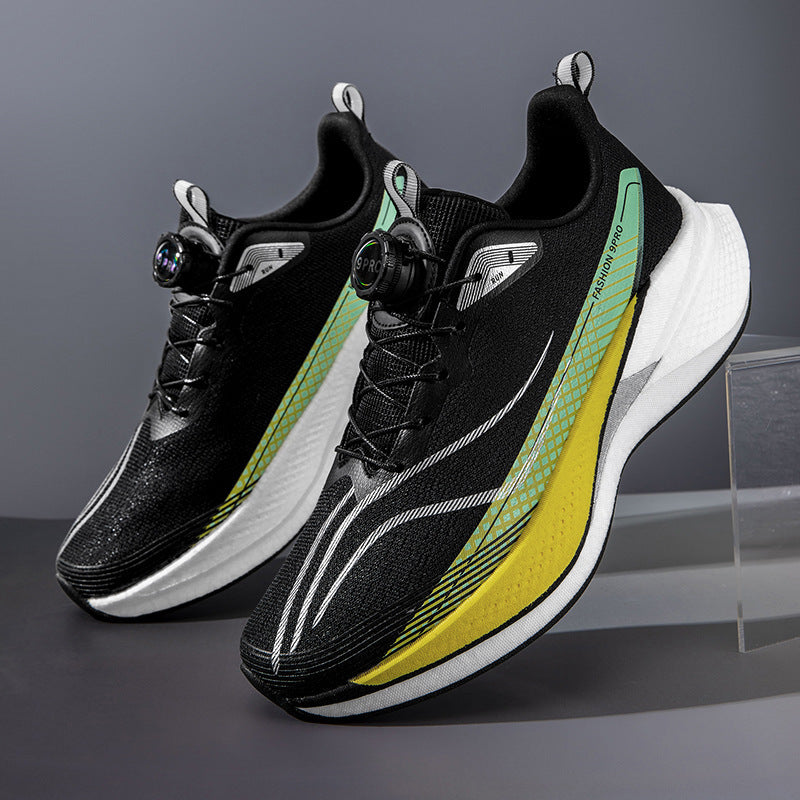 Unisex reaktive Laufsneaker mit BOA-Verschluss, gestricktem Komfortoberteil und rocker-Plateau-Zwischensohle EB
