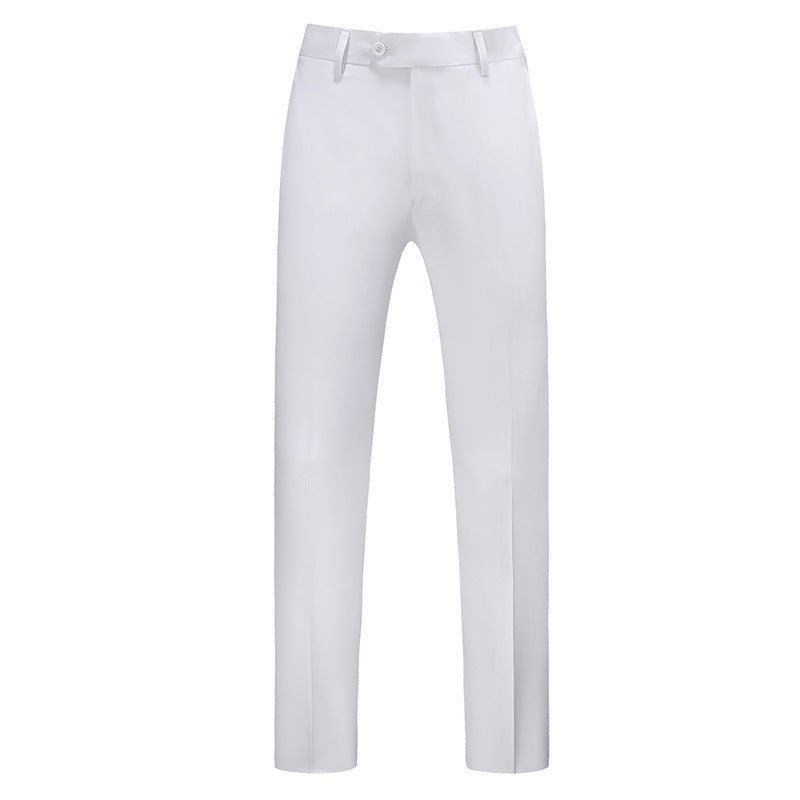 Herren nan schlanke Premium-Bügelfaltenhose mit Stretchbund und knitterarmem Gewebe EB