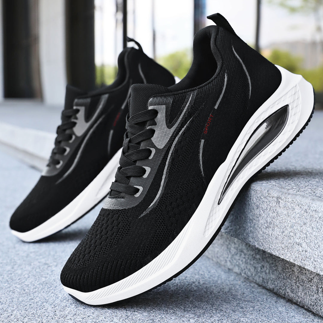 Damen Hochwertige Sport-Laufschuhe mit atmungsaktivem Mesh-Obermaterial und stoßdämpfender Sohle EB