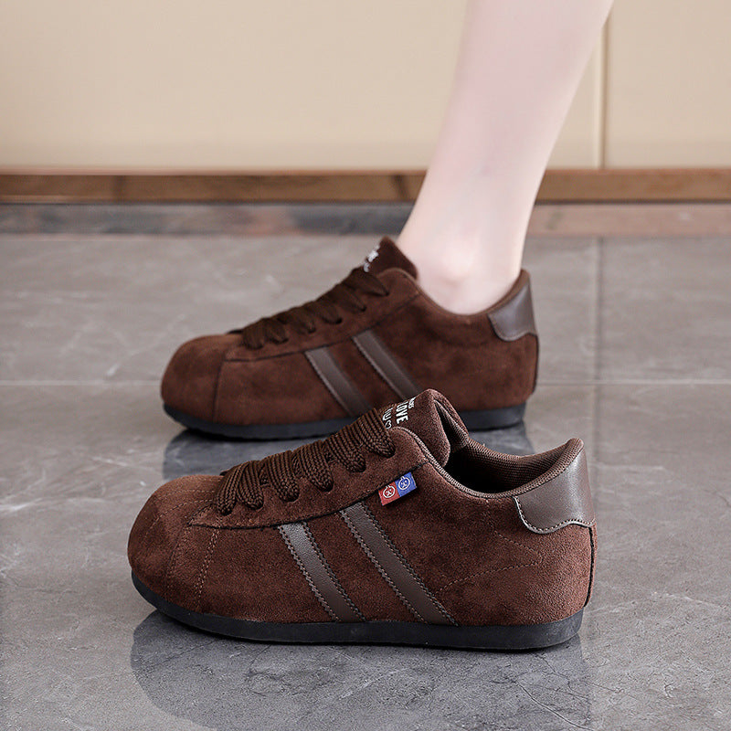 Damen lässige Sneakers mit weichem Obermaterial und rutschfester Sohle EB