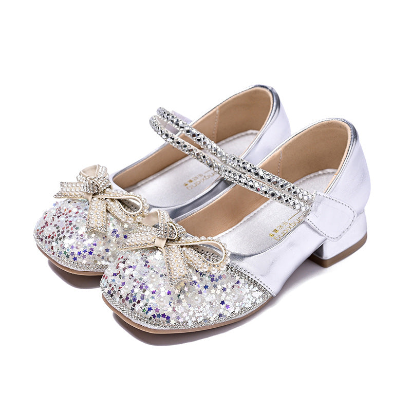 Damen Glitzernde Ballettschuhe EB