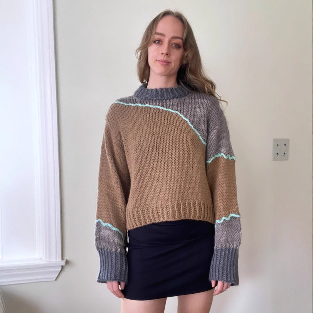 Damen Grobstrickpullover EB