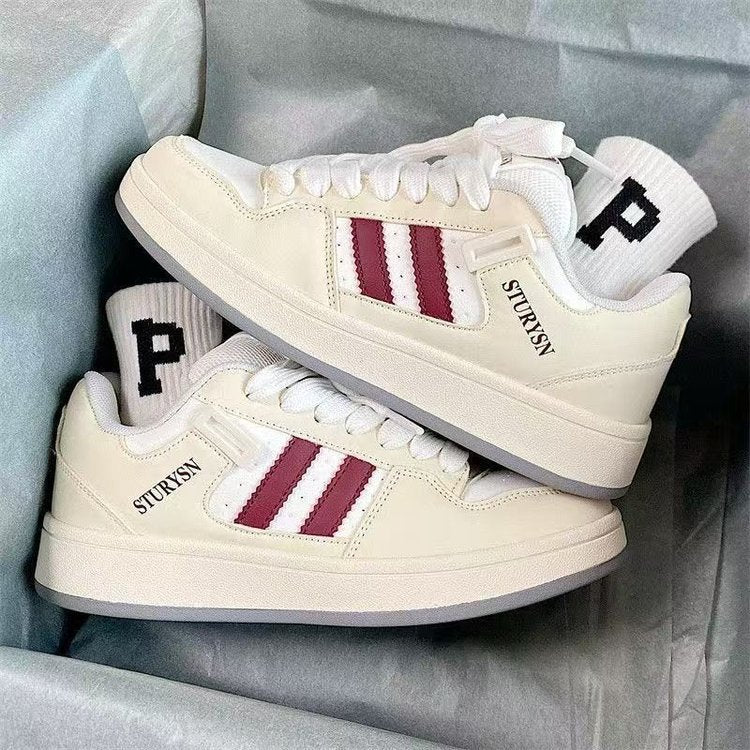 Damen Sportliche Sneakers mit klassischem Design und bequemer Dämpfung EB