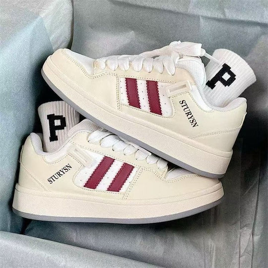 Damen Sportliche Sneakers mit klassischem Design und bequemer Dämpfung EB