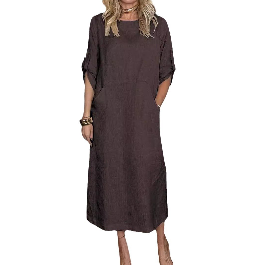 Damen Leichte Sommerkleid EB