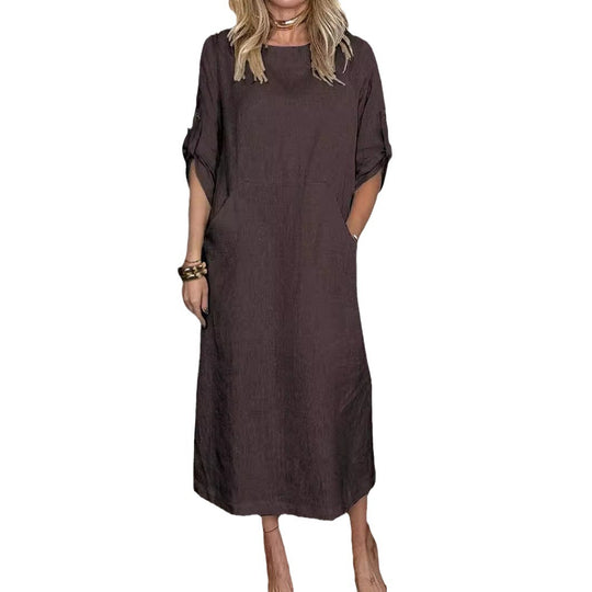 Damen Leichte Sommerkleid EB