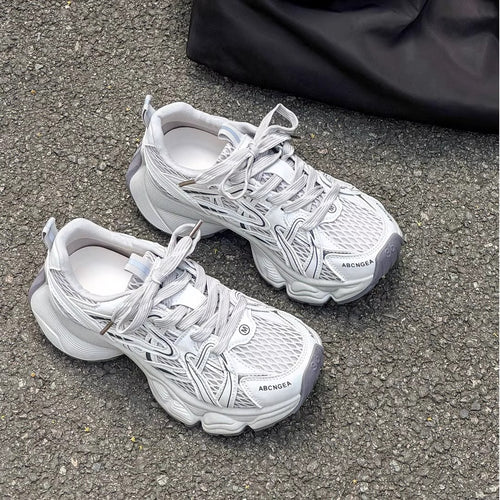 Damen Sportliche Laufschuhe mit atmungsaktiver Netzstruktur und stabiler Dämpfung EB