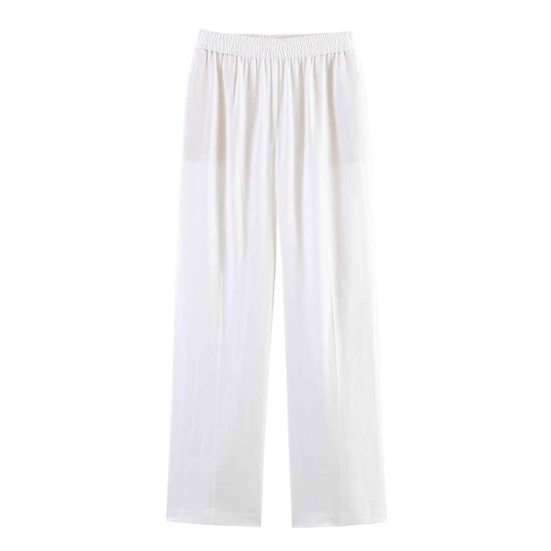 Damen elegante lockere Culotte mit elastischem Bund EB