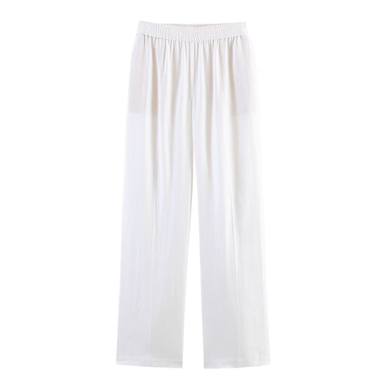 Damen elegante lockere Culotte mit elastischem Bund EB